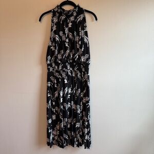 Ann Taylor Sleeveless Print Midi Dress, size MP